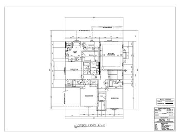 USA Smart House Design Plan de niveau supérieur .dwg