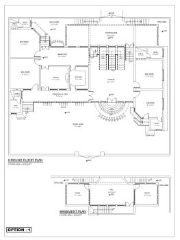 Urban Style Villa House Design Ground Floor Plan .dwg_1