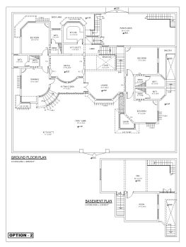 Urban Style Villa House Design Ground Floor Plan .dwg_2