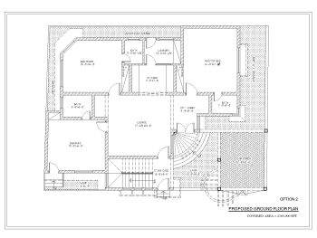 Urban Style Villa House Design Ground Floor Plan .dwg_4