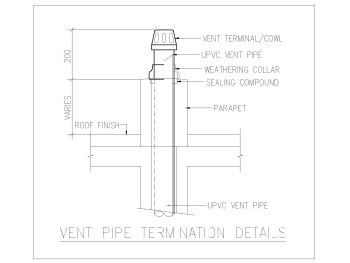Vent Pipe Termination Details .dwg