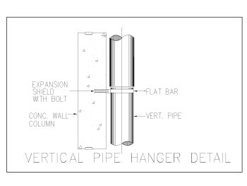 Vertical Pipe Hanger Detail .dwg