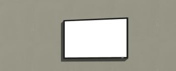 32 Inches Wall TV Revit Family