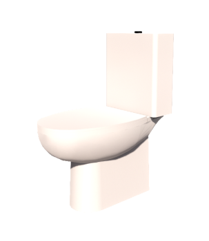 WC w Cistern grande modelo revit