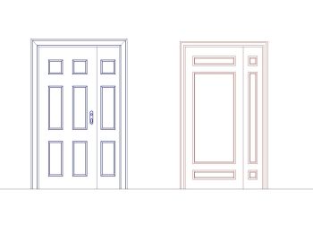 Wooden doors large -012