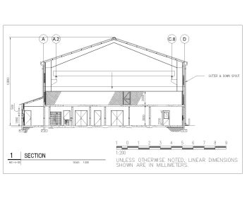 Ware House with 9-Bay Garage Design Complete Drawings .dwg_10