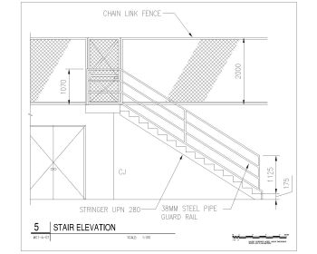 Ware House with 9-Bay Garage Design Complete Drawings .dwg_15