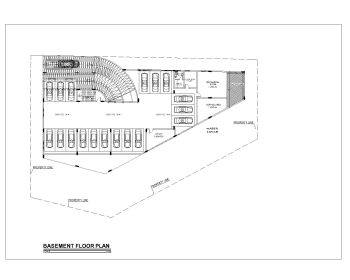 Water Supply House Design Basement Floor Plan .dwg