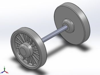 Wheel Pair solidworks Model