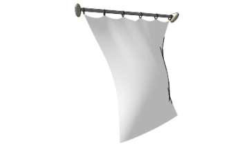 白いカーテン（329）SKP