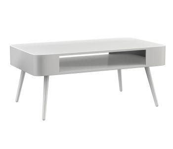 White modern coffee table 3DS Max model