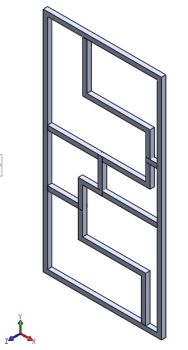 Window Gril Design-6 solidworks