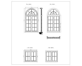 Windows Details with Plan & elevations .dwg-1