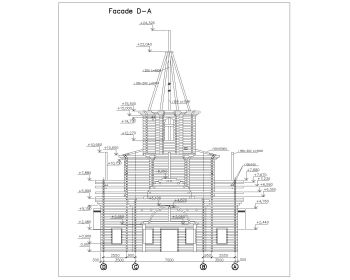 Wooden Structure Church Complete Set Drawing .dwg_1