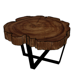 木制餐桌skp