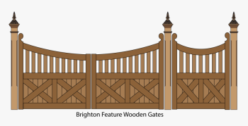 Wooden-gate-gate dwg.