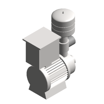 Frequency conversion feed pump _ Horizontal revit family