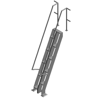 Ladder-steel pedal revit family