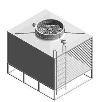 Cooling Tower-Open revit family