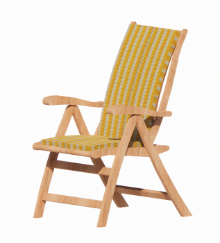 Adjustable garden chair revit model