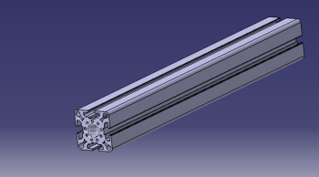 Aluminium strut profile