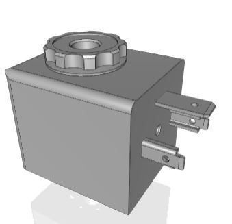 Hydraulic Solenoid Coil solidworks file
