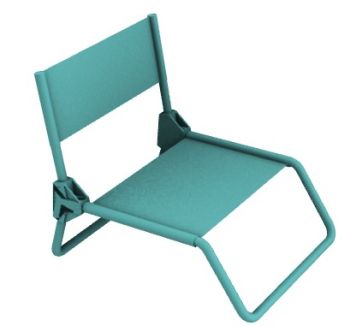 cadeira de praia modelo 3d formato .3dm