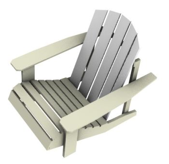 beach chair 3d model .3dm format