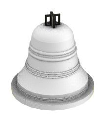 indian traditional bell 3d model .3dm format