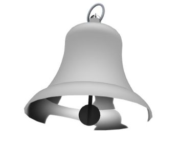 stainless steel bell 3d model .3dm format