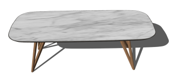 Wooden kitchen table with gray wooden table top sketchup