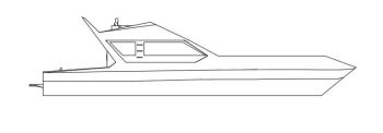 Speed boat elevation.dwg drawing