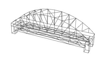 puente diseñado a gran escala modelo 3d formato .3dm