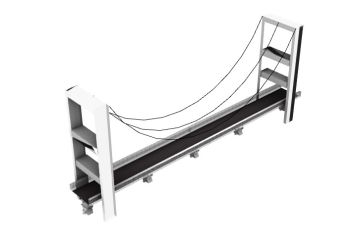 moderno design di grandi dimensioni ponte in scala modello 3d