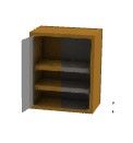 small wooden wall cabinets 3d model .3dm format