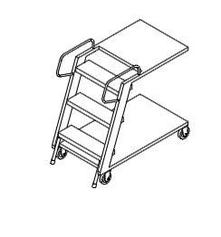 Staircase trolley .dwg drawing