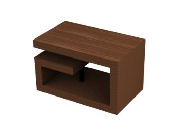 wooden center table 3d model .3dm format