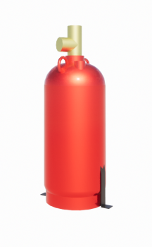Cylinder_And_Valve_Assembly-FM200-Kidde_Fire_Systems-High_Capacity-Fire_Suppression revit family