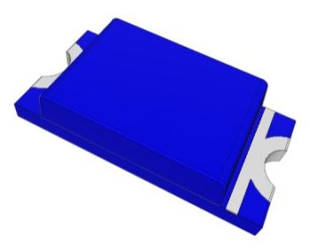 Chip LED,1.6x0.8mm,Bluish Green,85mcd Autocad 2010 3d file
