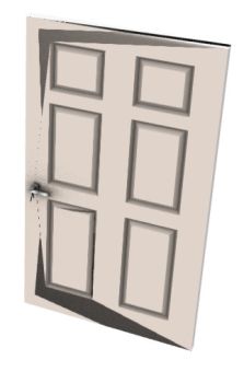 ドア3Dモデル.3dmフォーマット