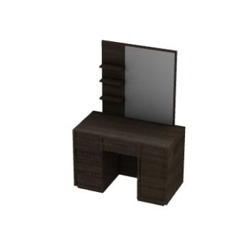 Cômoda moderna em madeira modelo 3d. Formato .3dm