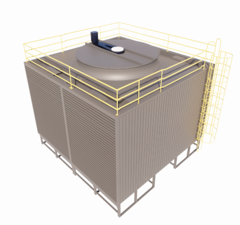 Cooling tower 1cell revit family