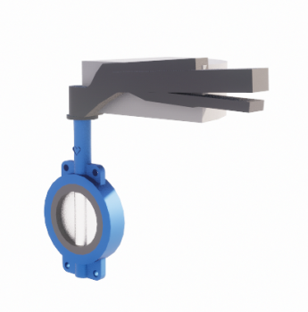 Steel Butterfly Valve 2_Flanged DN50-150 revit family