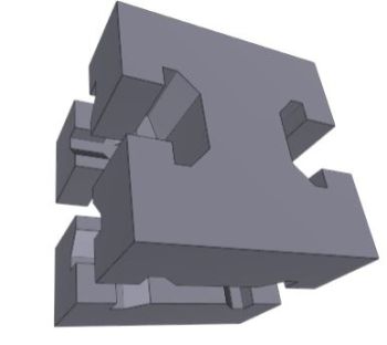Mounting Blocks Autocad 3d file
