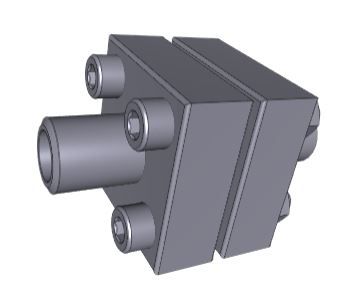 Double  Square Flanges solidworks file