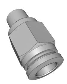Push in fitting 8mm Autocad 3d file