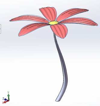 Flower-1 solidworks