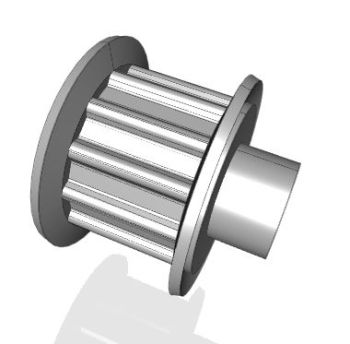 TOOTHED PULLEY PROFILE AT5 B=15, N=12 solidworks file