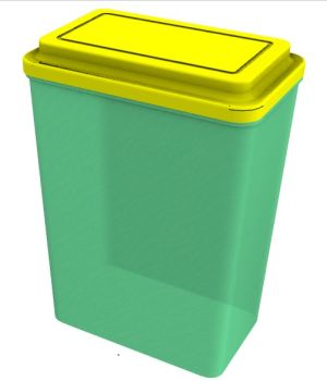 large jar with lid 3d model .3dm format