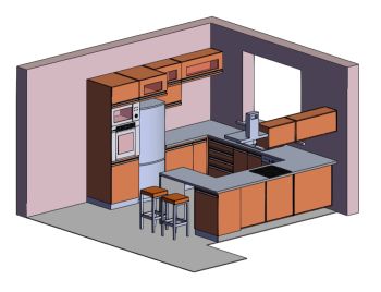 Kitchen plan-4 solidworks  assembly